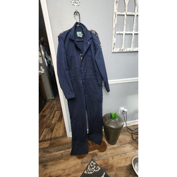 Men's Warm Coveralls JUMPSUIT Medium Look New! LIBERTY - Picture 2 of 7